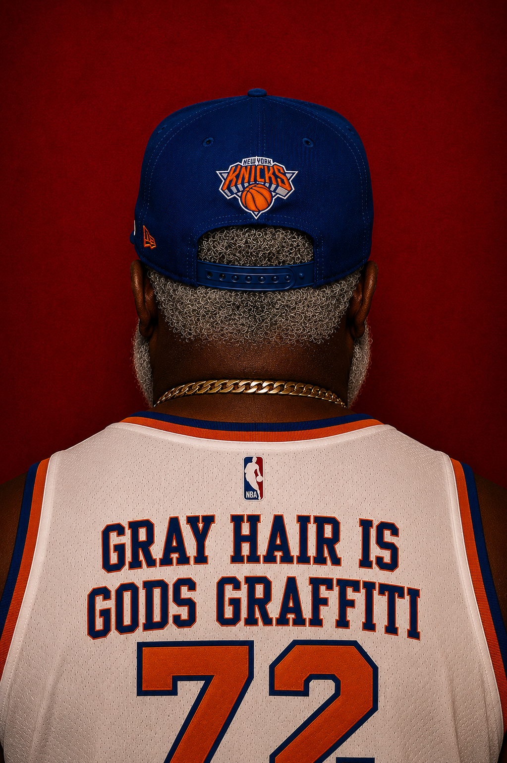 B.I.G KNICKS GREY HAIR