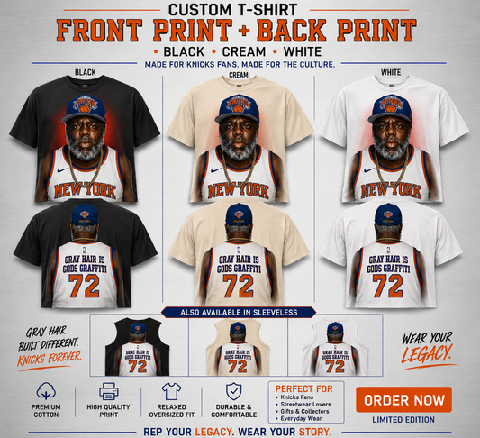 B.I.G KNICKS GREY HAIR