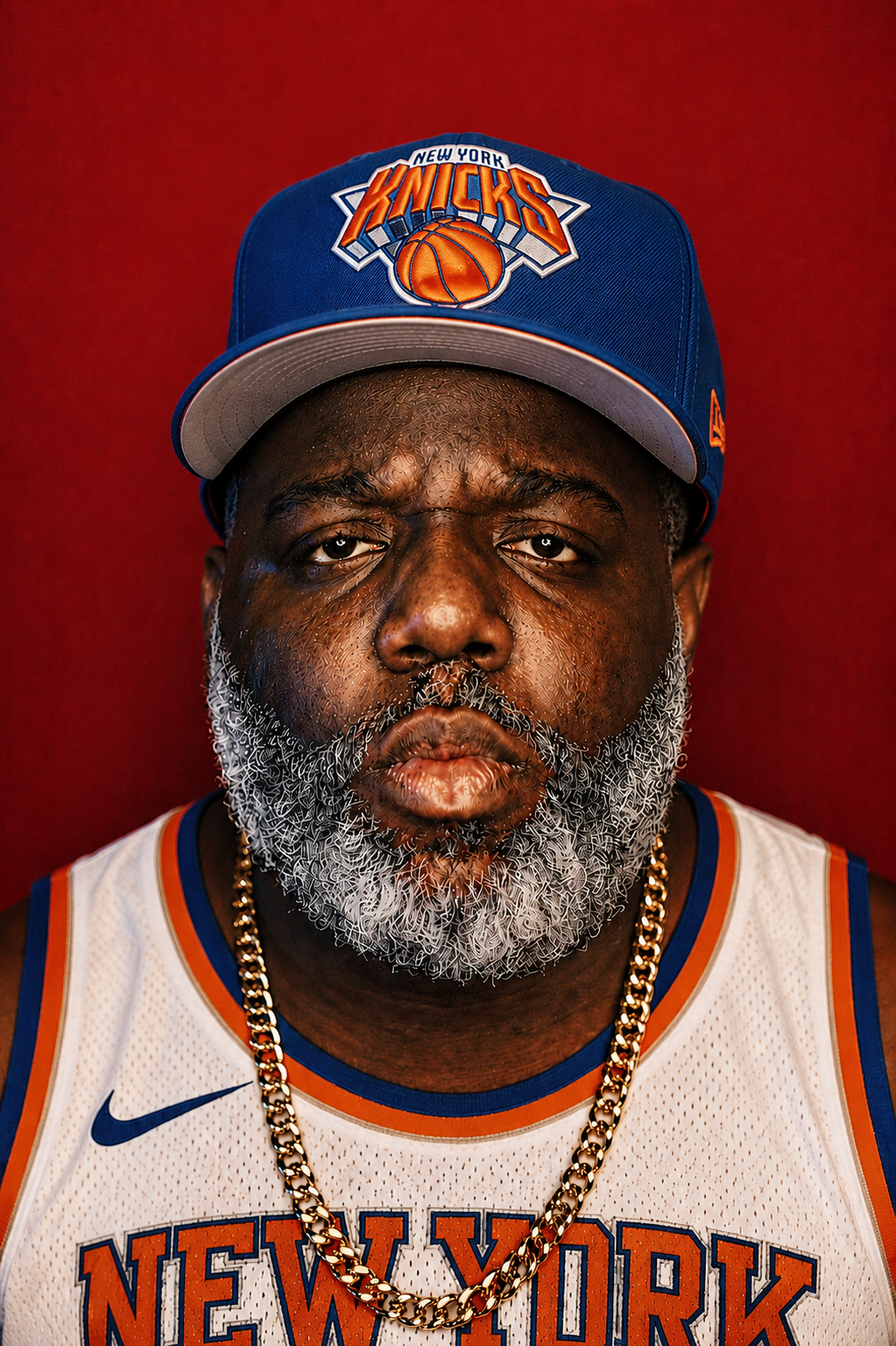 B.I.G KNICKS GREY HAIR