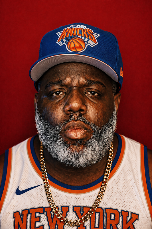 B.I.G KNICKS GREY HAIR